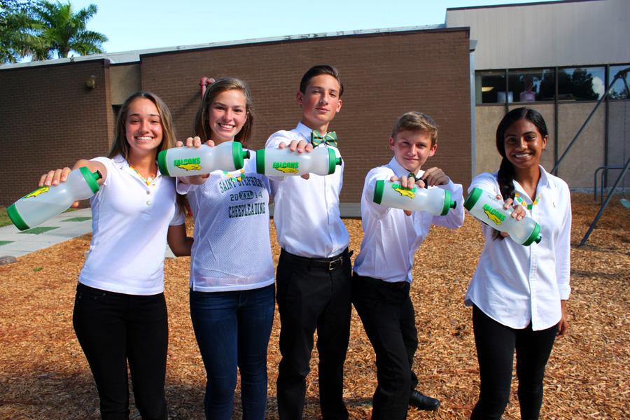 Falcon Friends: reusable water bottles take over at Saint Stephens
