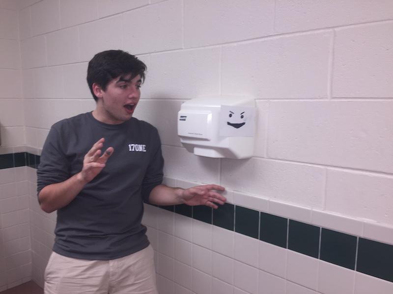 Not so handy dryers in upper school mens room