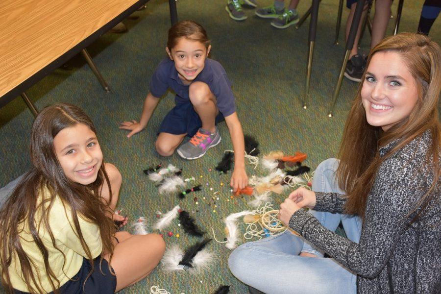 US students host second graders in dreamcatcher event