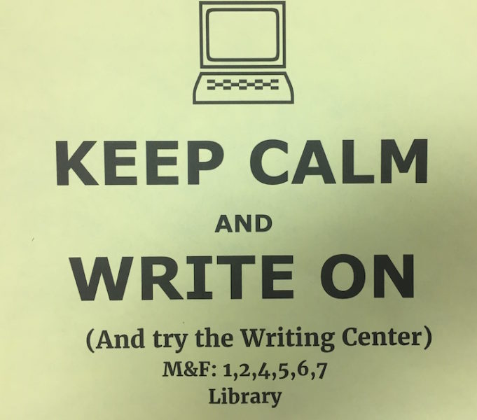 The upper school Writing Center is now open Mondays and Fridays for all periods (except third).  
