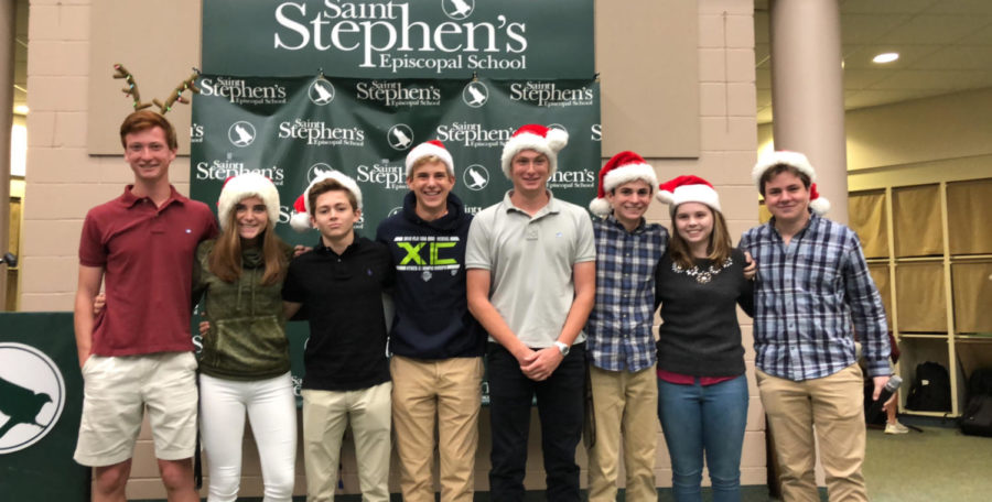 Student Council announced this years holiday events through a compelling sing-along during assembly, Wednesday.  Click the image to watch the video.