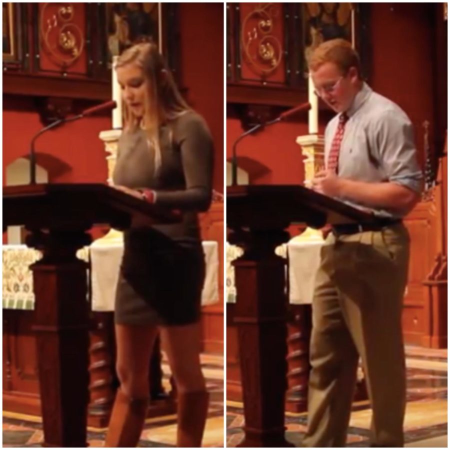 Senior Speech Series: Trevor Mulqueen and Sydney Ashley