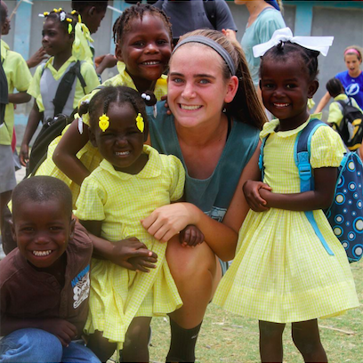 Janie Chatham served in Haiti during last years IQ service trip.