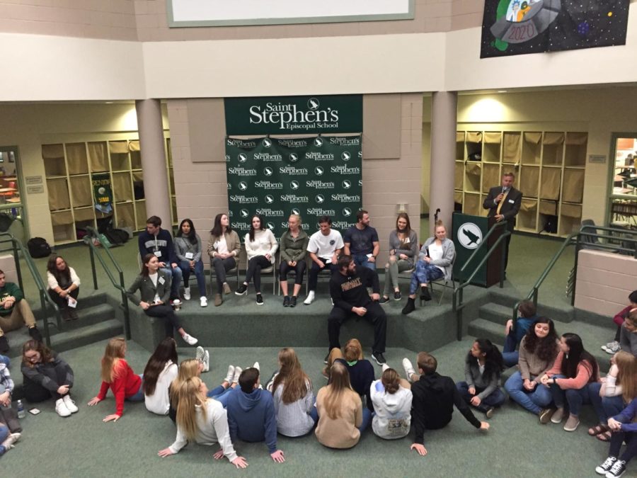 Photo of the Day: Alumni Panel during assembly