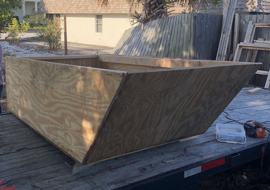 The boat project is designed to carry two students.  Will it make the trip? 
