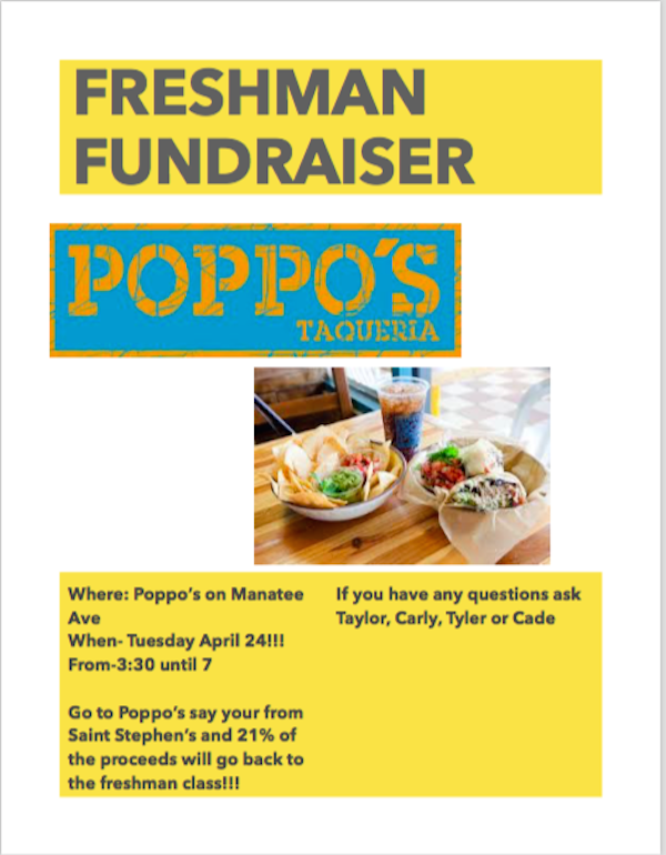 Poppos to host freshman class fundraiser next Tuesday