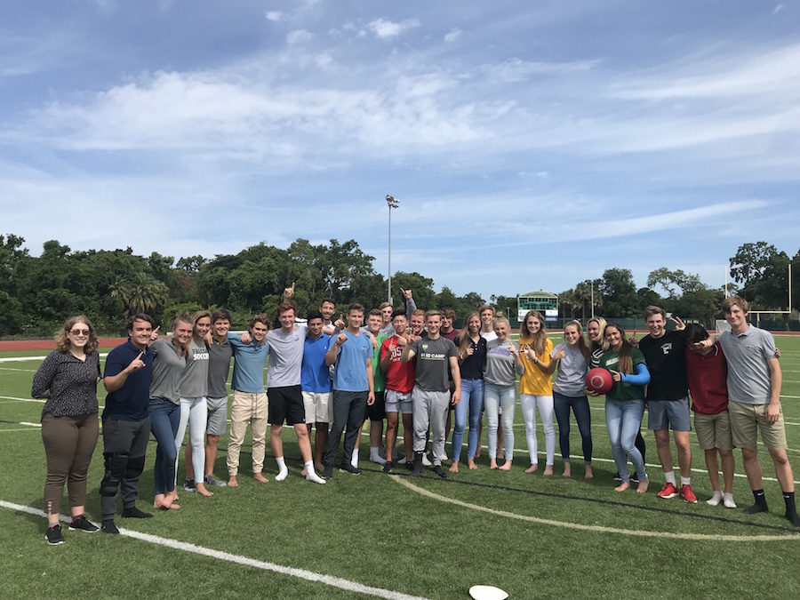 Photo of the Day: Yearbook vs Journalism kickball game