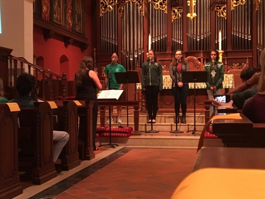 Photo of the Day: Falcon voices sing in chapel