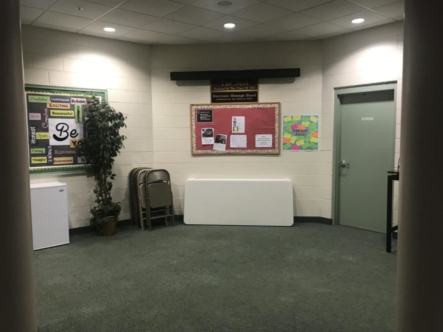 The Nest, as of January 7th, 2019, has no furniture for the seniors to lounge in during their free time.