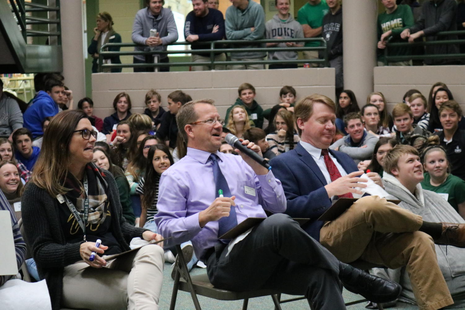 Gallery of the day: Department heads battle in "Teen Slang Trivia"
