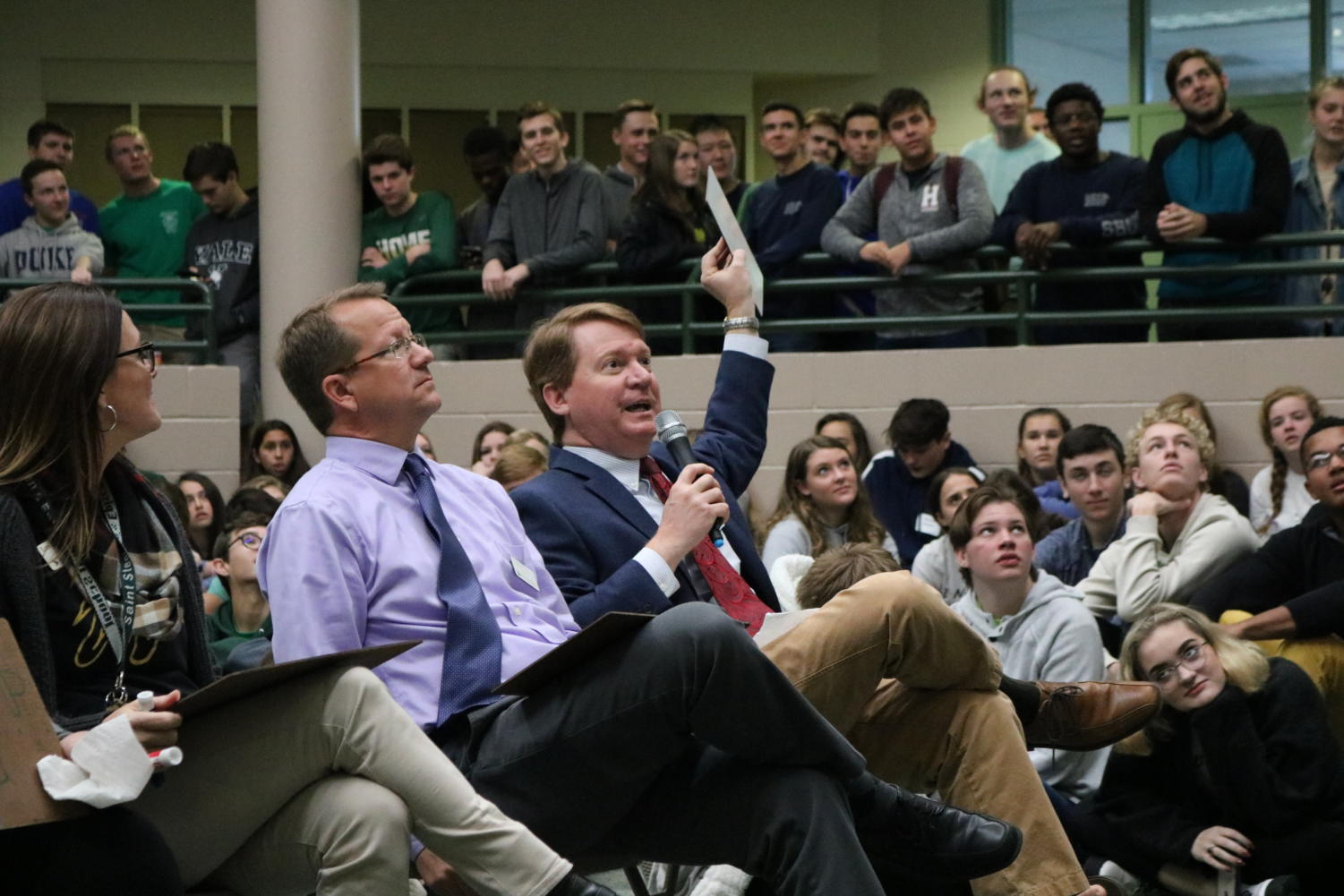 Gallery of the day: Department heads battle in "Teen Slang Trivia"