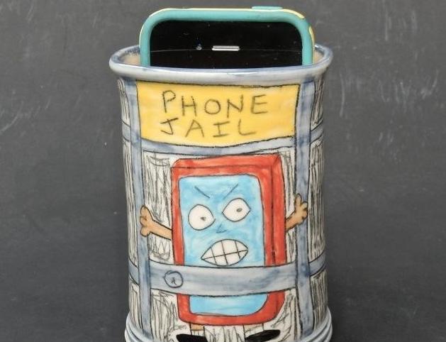 Many advisors build little "cell phone jails" for their advisees devices. 