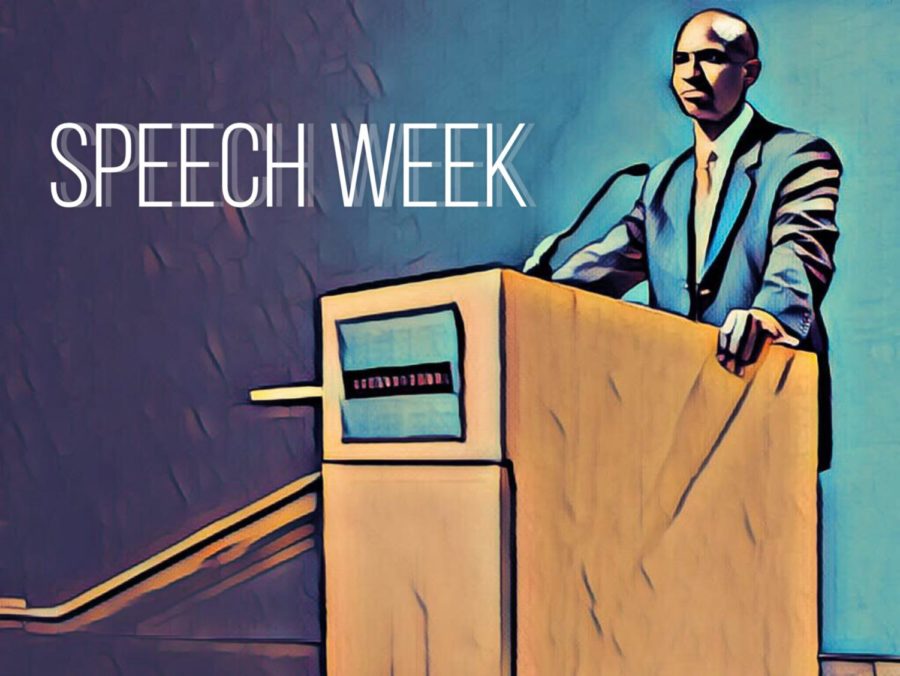 Small assignments building up to students' final speeches, such as brainstorming of ideas, outlines, and drafts, are due each English class period this week. Be sure to check ssesonline for individual due dates and rubric guidelines.