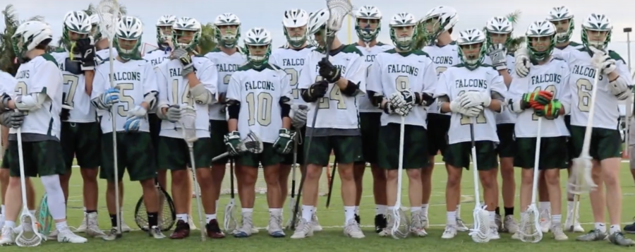 The 2019 varsity boys lacrosse team. Credit: Ollie Leclezio