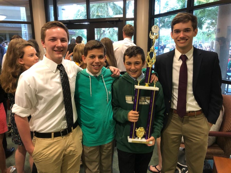 Latin team wins state academic trophy