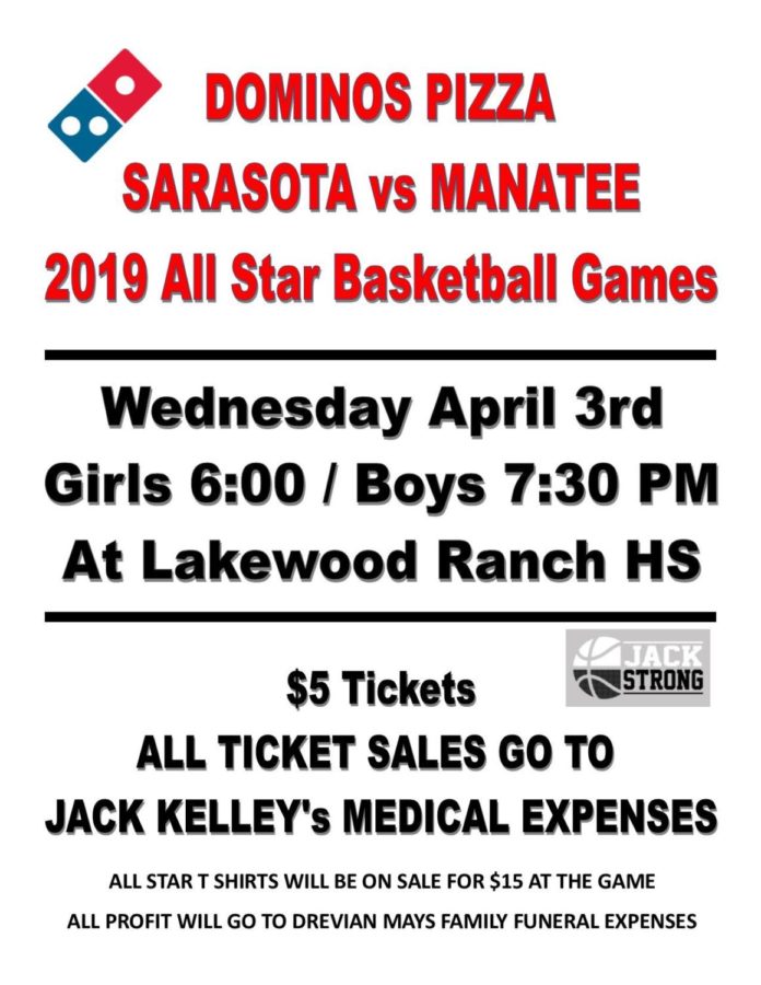 Local all-star game at Lakewood Ranch High is a fundraising event for two local families. 