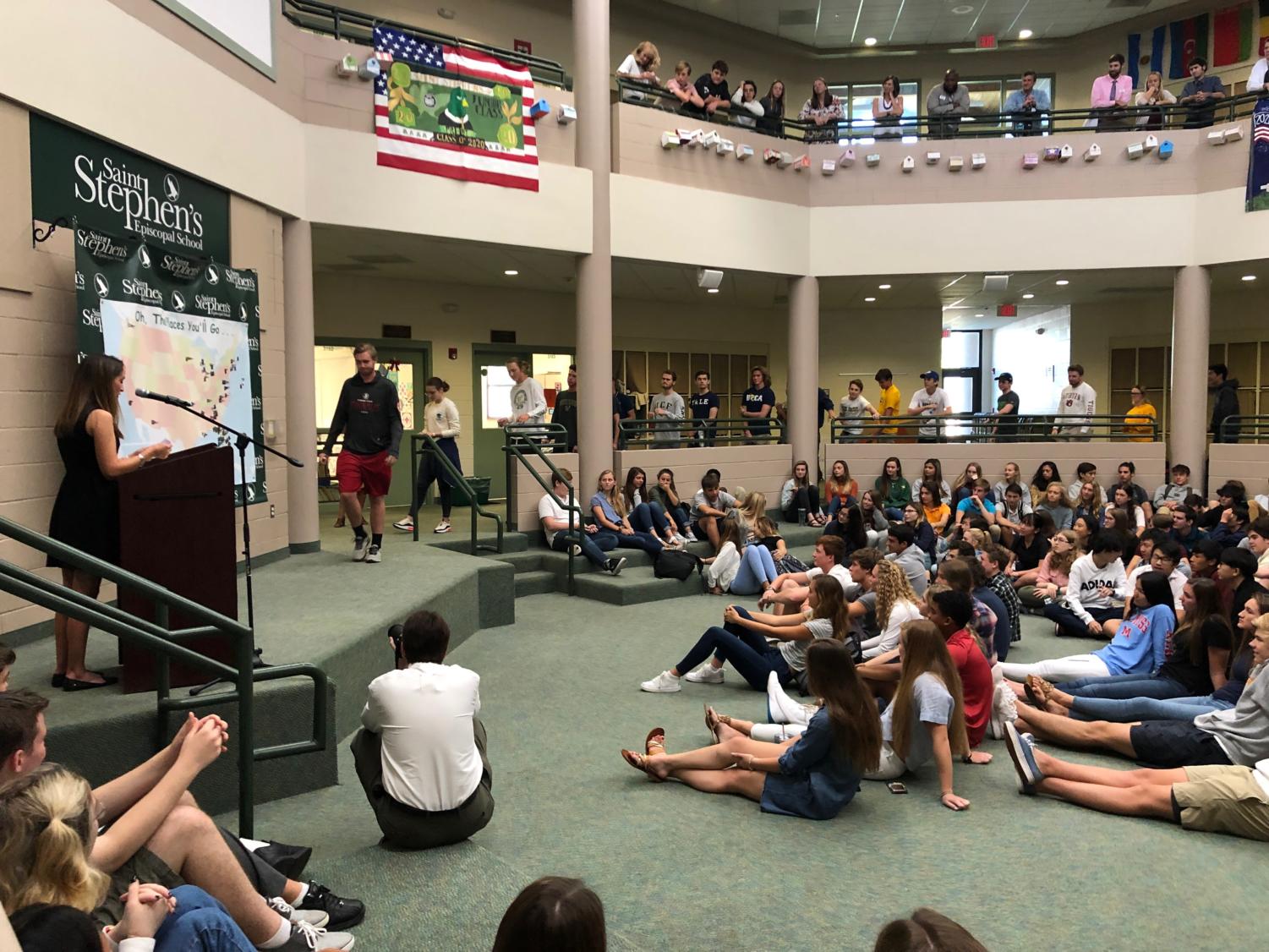 College Pennant ceremony photo gallery