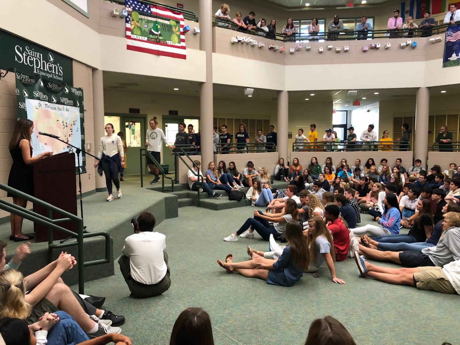College Pennant ceremony photo gallery