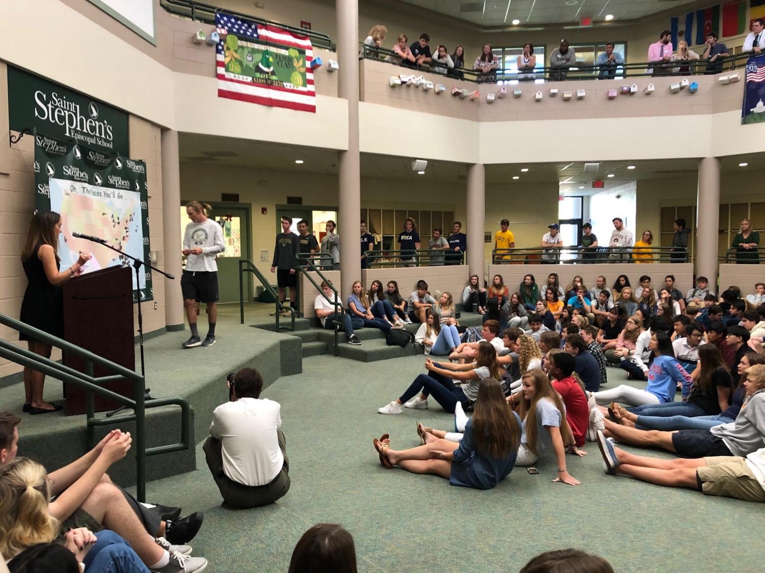 College Pennant ceremony photo gallery