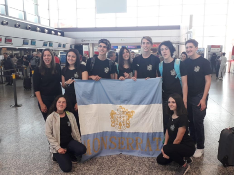 Eight Argentinian students and one teacher prepare to fly to Bradenton, Fl.