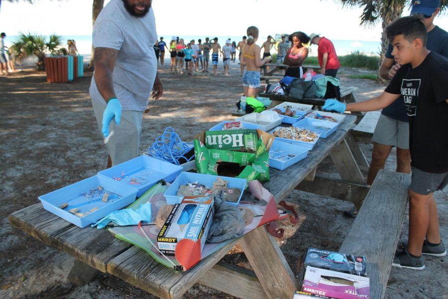 The MS goes to the beach for their annual beach day fun but first they take some time to clean up. 