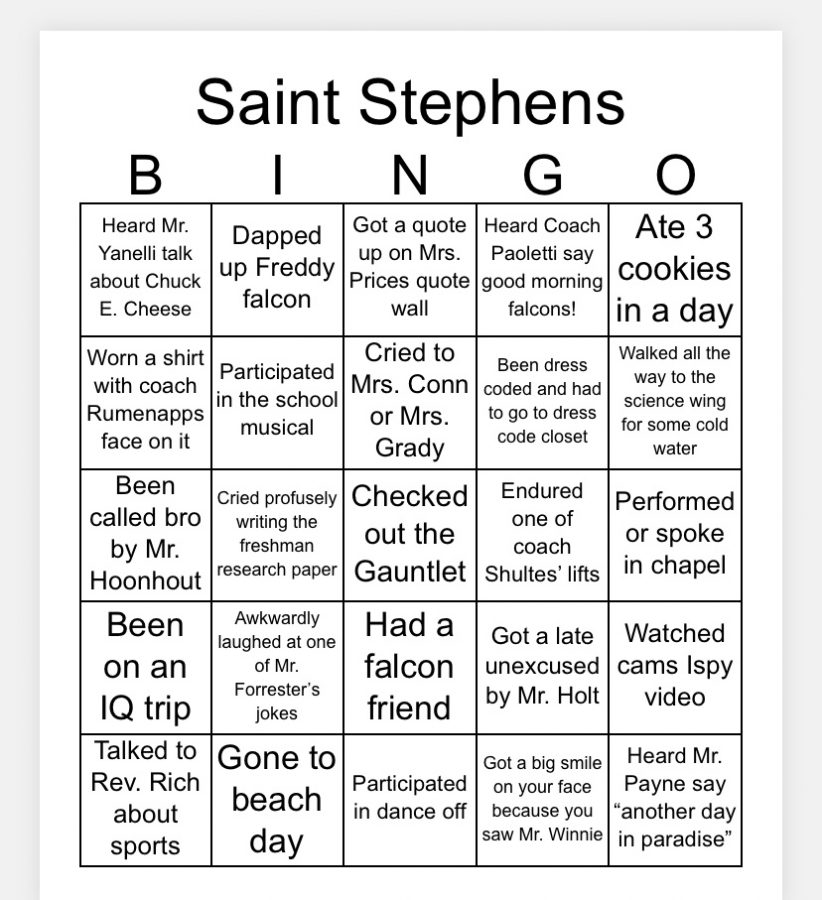 Saint Stephen’s Bingo