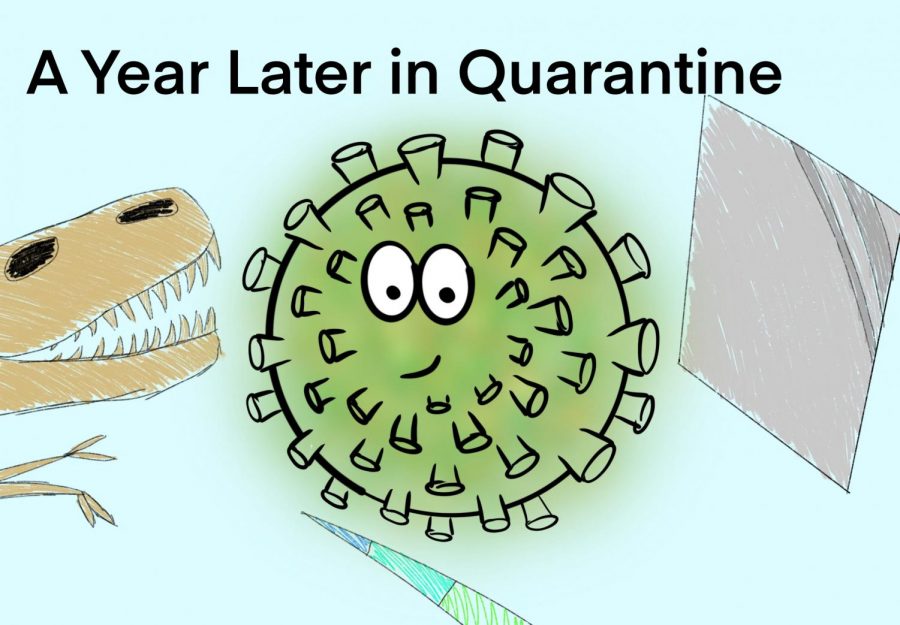 Life in quarantine was hard, but there's finally some light at the end of the tunnel. Original artwork by Sarabeth Wester
