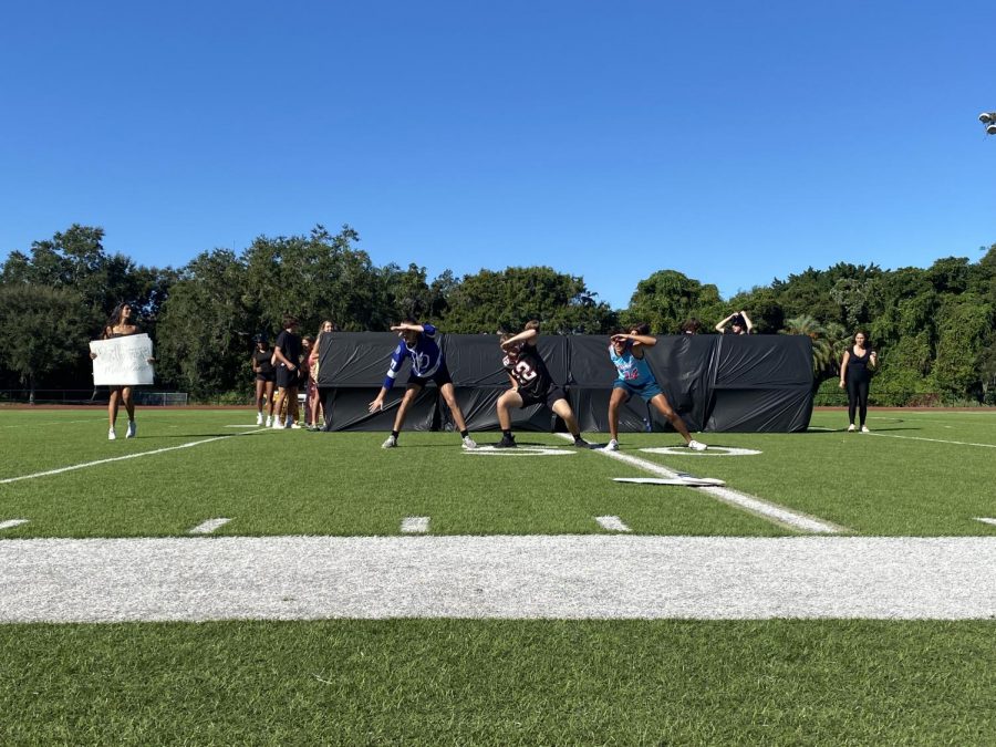 Aquiles Gonzales, Nolan Winterhalter, and Garrett LaFlamme show off their skills to Good Morning Baltimore.