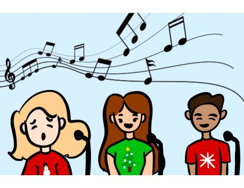 Christmas caroling is just one of the many ways that SSES students spread holiday cheer!