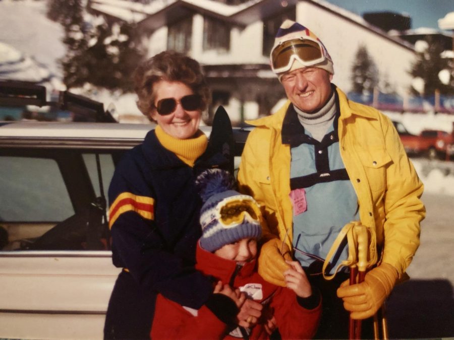 This is a picture of Dr. Suprenand with his grandparents. 