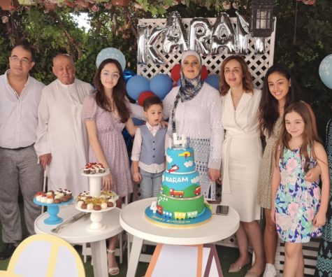 The Zuraiqi family gathered for a birthday party.