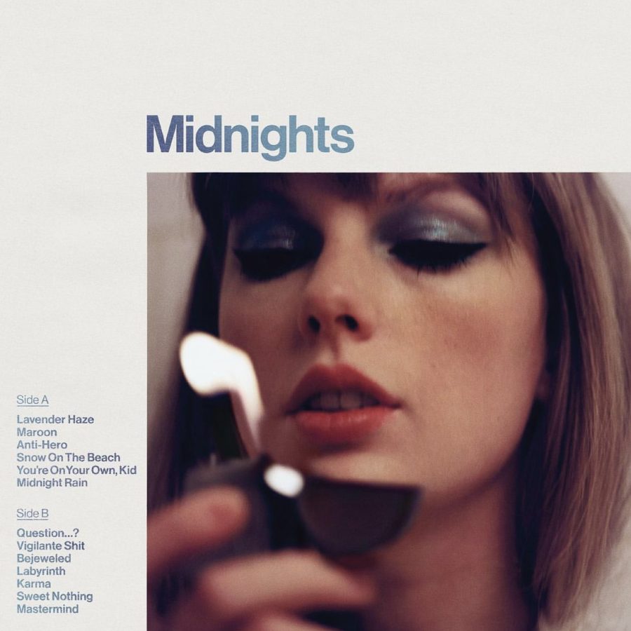 The album cover of Taylor Swift’s new masterpiece: Midnights