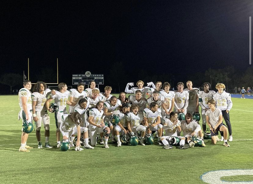 The Falcon boys football team following their win against ODA. 