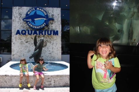 My sister and I visiting Mote Marine Laboratory and Aquarium for the first time in 2008. 