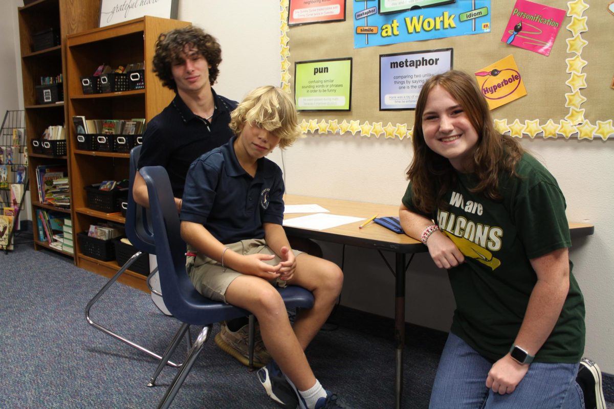   On Wednesday, September 20th, Saint Stephen’s students of all grades came together with their Falcon Friends for a day of activities and socializing. Here are some shots captured by senior Associate Editor Cassidy Miller.