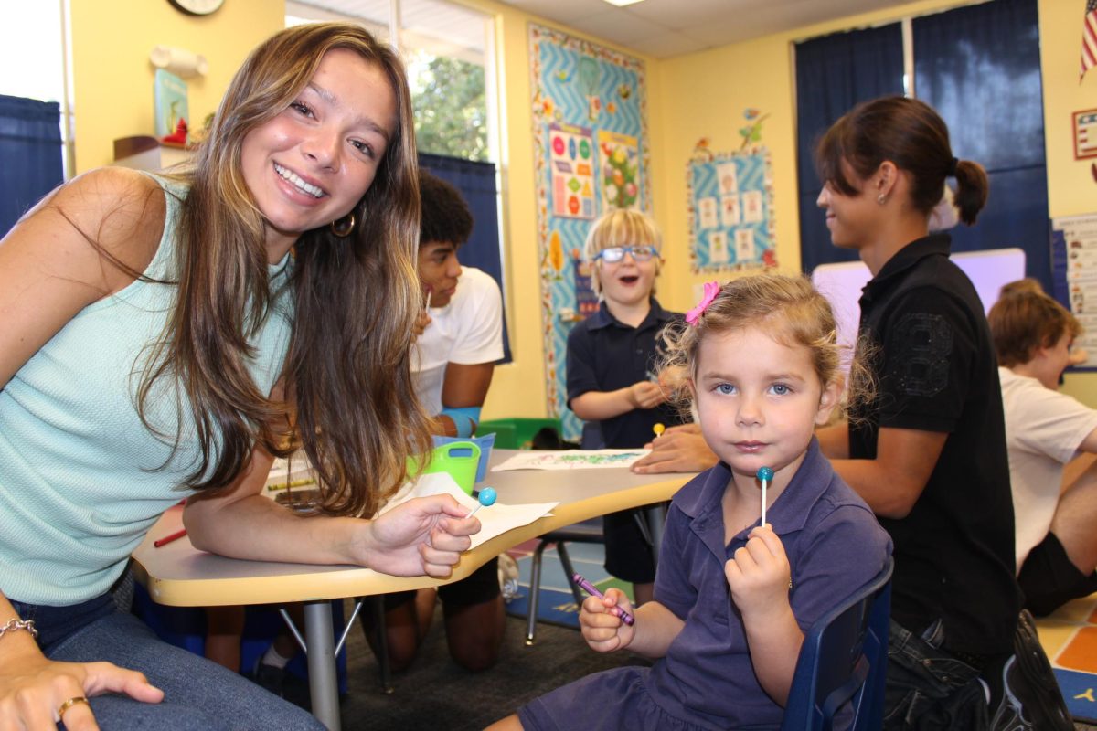   On Wednesday, September 20th, Saint Stephen’s students of all grades came together with their Falcon Friends for a day of activities and socializing. Here are some shots captured by senior Associate Editor Cassidy Miller.