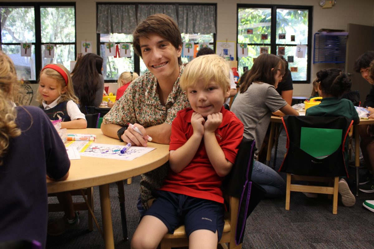   On Wednesday, September 20th, Saint Stephen’s students of all grades came together with their Falcon Friends for a day of activities and socializing. Here are some shots captured by senior Associate Editor Cassidy Miller.