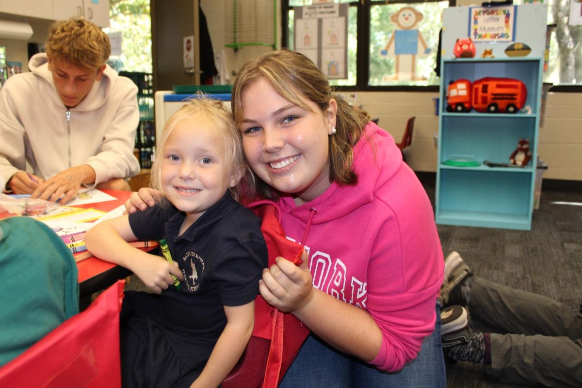   On Wednesday, September 20th, Saint Stephen’s students of all grades came together with their Falcon Friends for a day of activities and socializing. Here are some shots captured by senior Associate Editor Cassidy Miller.