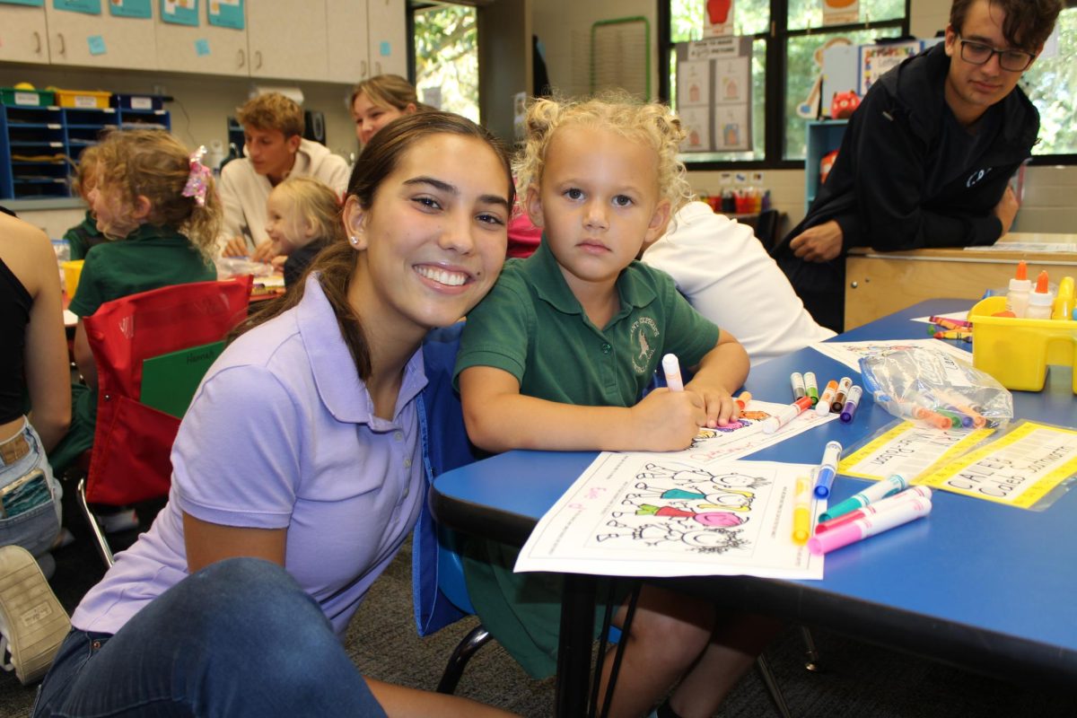   On Wednesday, September 20th, Saint Stephen’s students of all grades came together with their Falcon Friends for a day of activities and socializing. Here are some shots captured by senior Associate Editor Cassidy Miller.