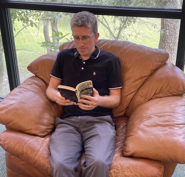 Mr. Carlson makes the move to the library