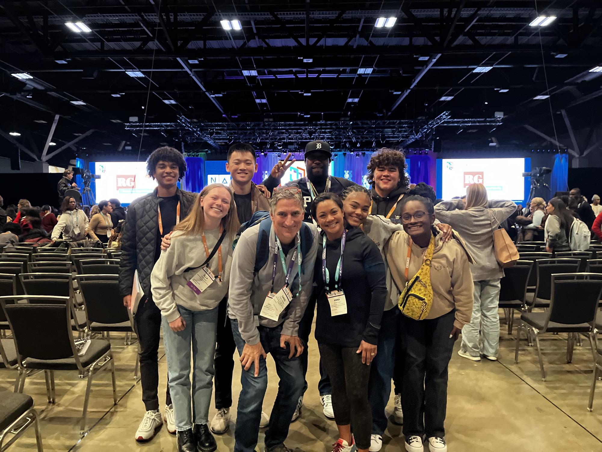 Saint Stephen’s representatives attending the conference. 