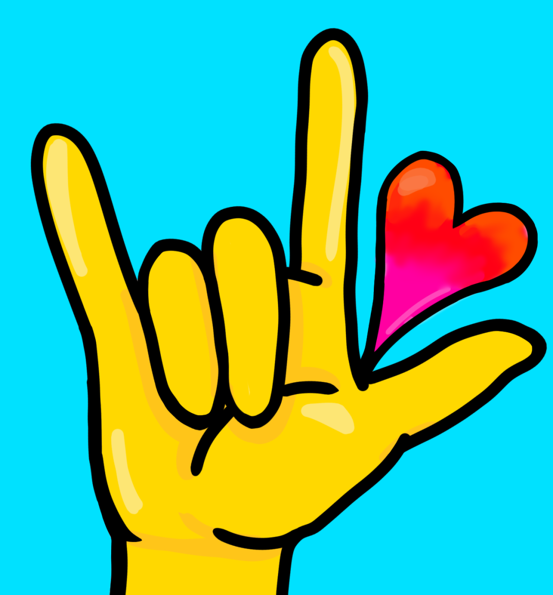 The+sign+pictured+means+I+love+you.++ASL+is+the+native+language+for+over+half+a+million+people+in+the+US.