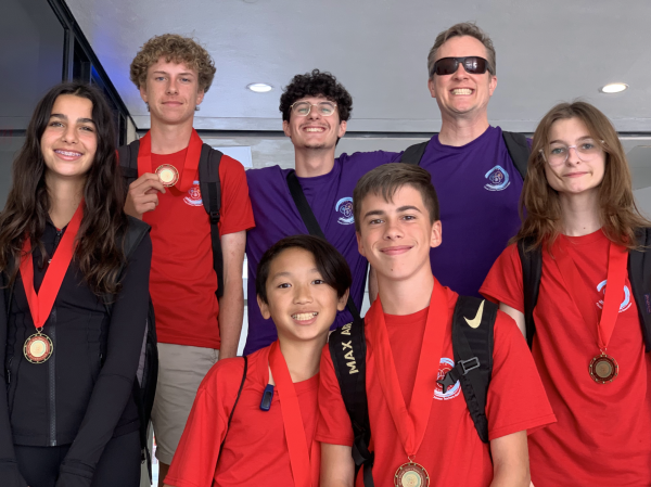 Chinese teacher Mr. Mazzarelli provides many opportunities for his students to practice their skills outside the classroom. These students are the first from Saint Stephens to participate in the Florida Statewide Chinese Competition.