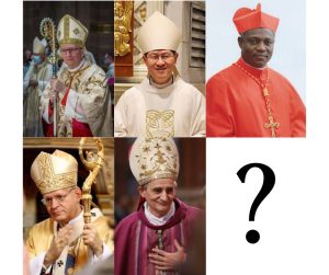 Pictured are the five top candidates for Pope.