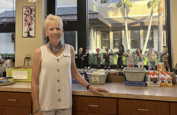Painting a picture of Mrs. Leslie DeZiel