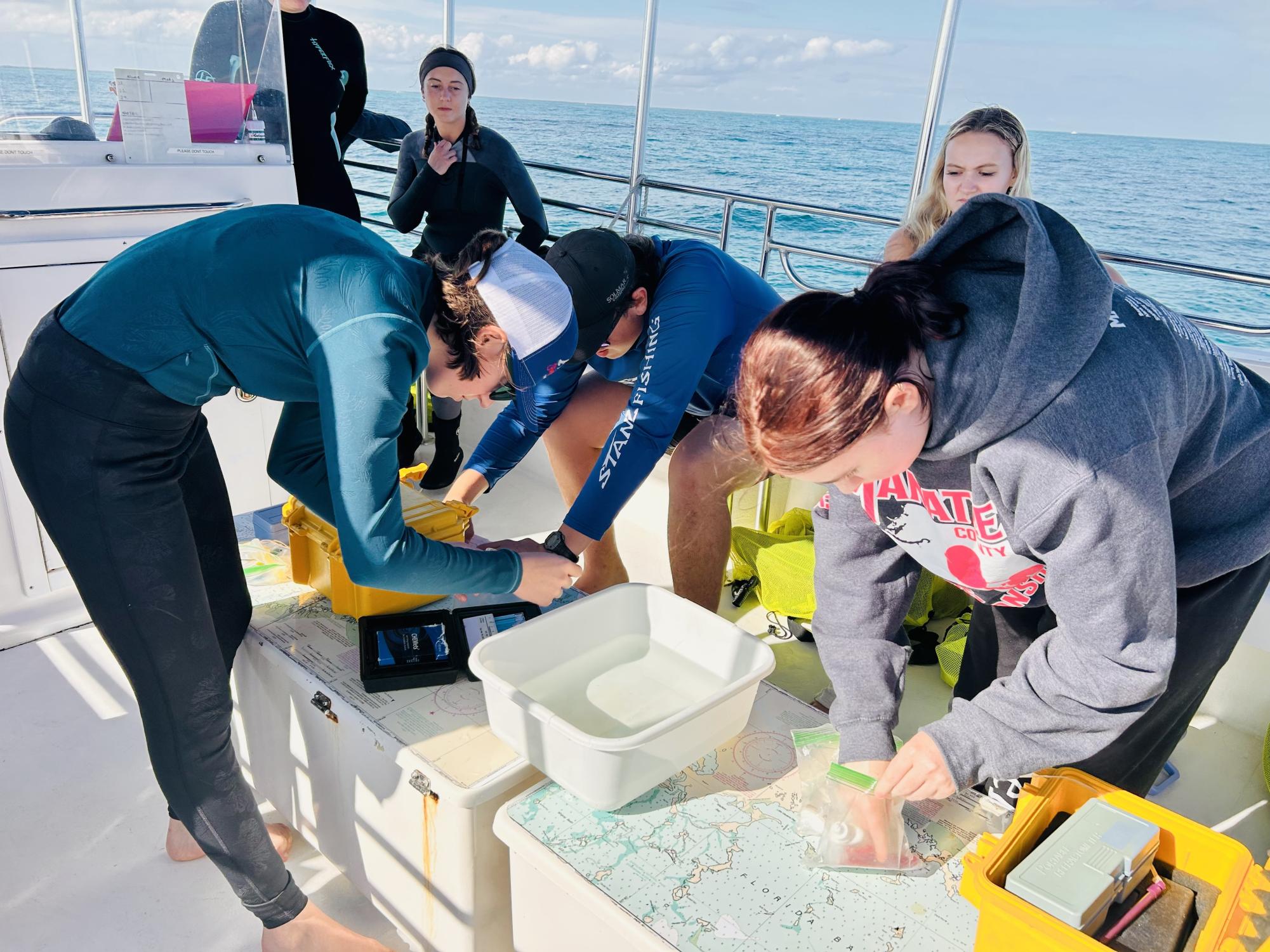 Marine students dive into learning in Florida Keys