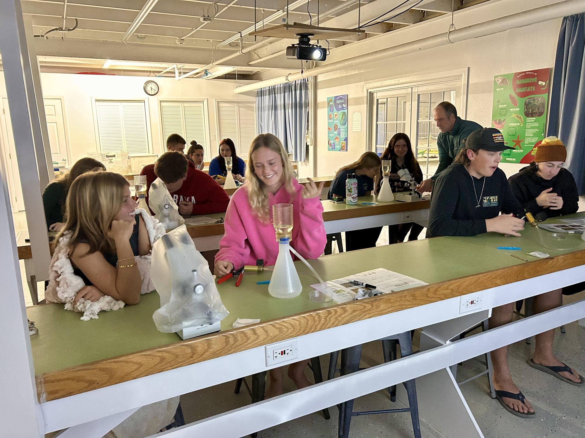 Marine students dive into learning in Florida Keys