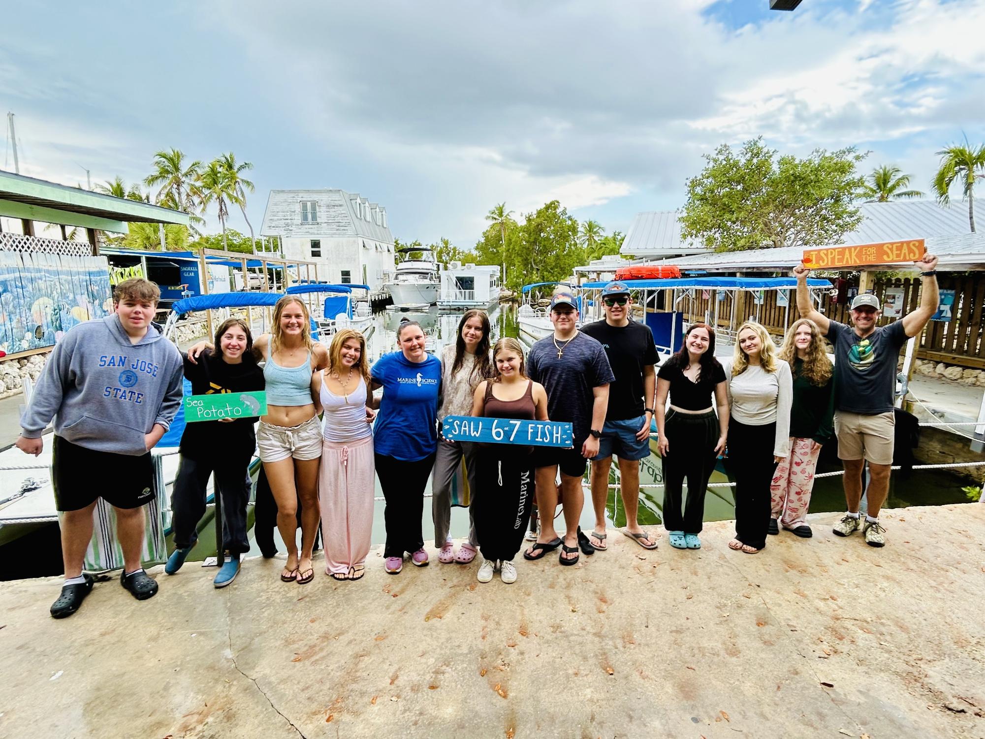 Marine students dive into learning in Florida Keys