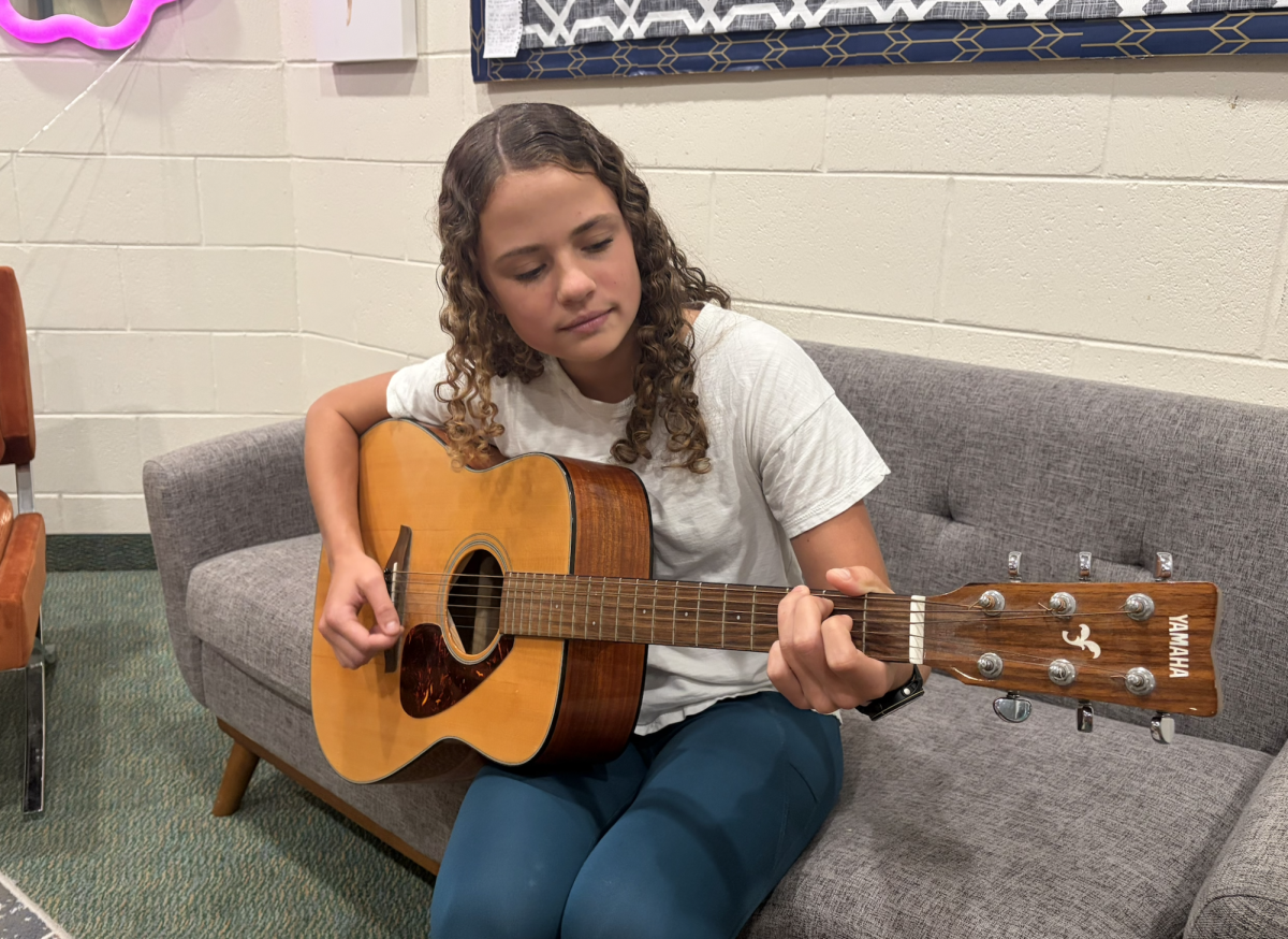 Being self-taught, Allie Schaefer has gained the ability to play by ear. 